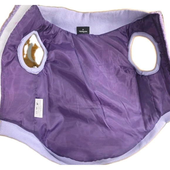 NEW Fab Dog Vest Size Medium Purple Warm Outerwear - Picture 4 of 10